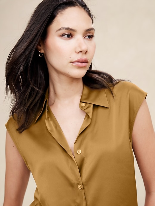 トップス babanajjaajjajaj Collared Blouse | Banana Republic Factory