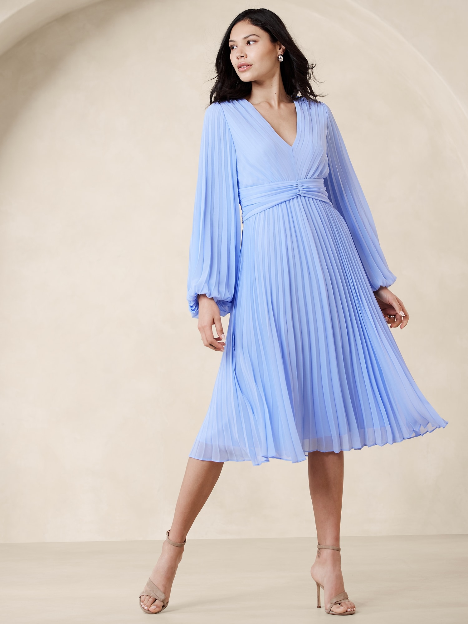 Evening Out Pleated Dress Styling