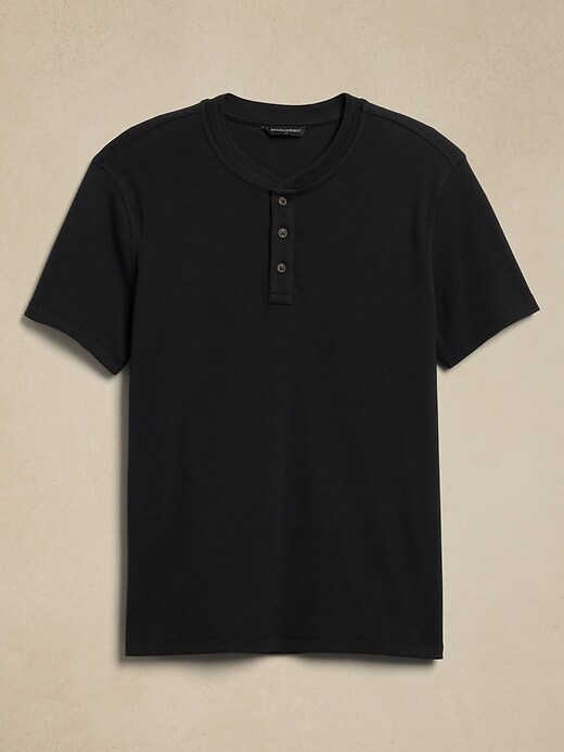 Mini Ribbed Henley | Banana Republic Factory