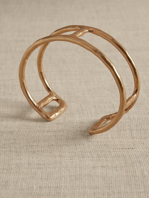 Hammered Metal Cuff Banana Republic Factory