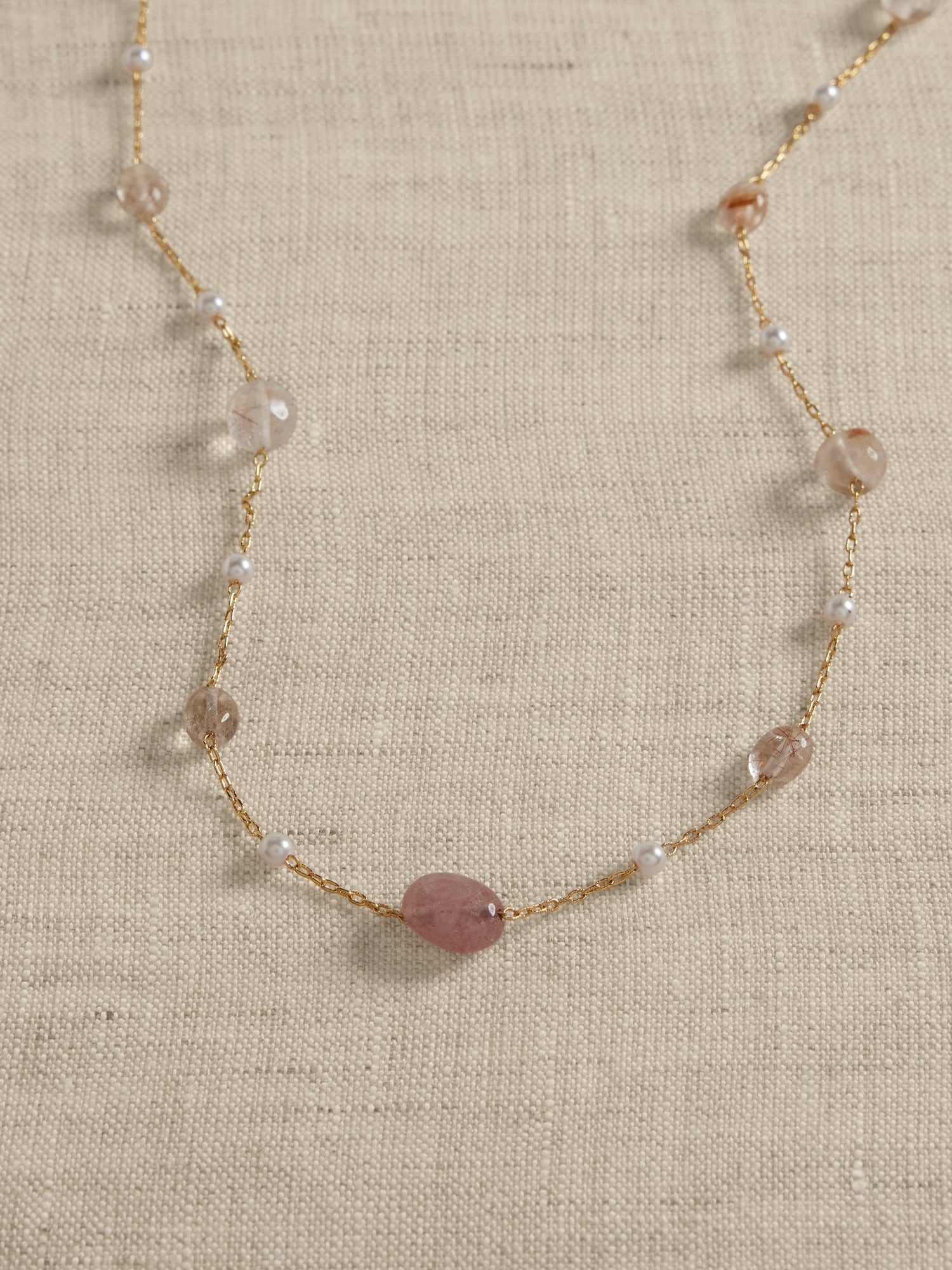 Delicate Stone Necklace