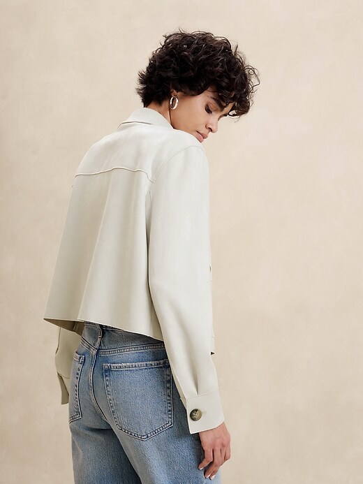 Vegan Suede Short Jacket
