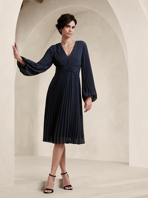 sachin and babi light blue dress Long Chiffon Dress main image 1