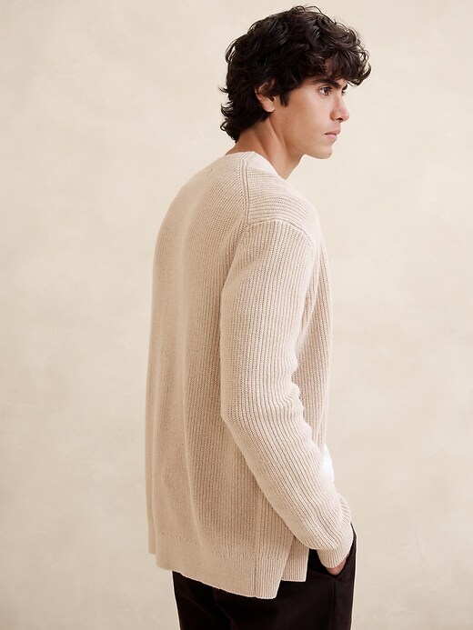 Midweight Linen-Blend Cardigan | Banana Republic Factory