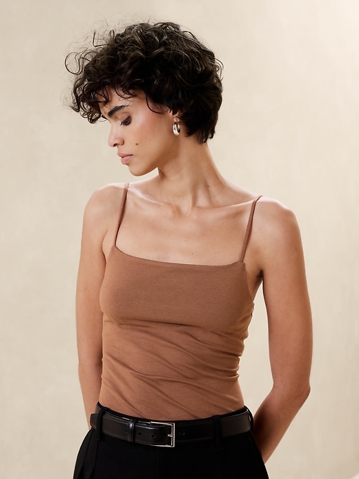 【B7】smooth stretch cami blouse B7】smooth stretch cami blouse