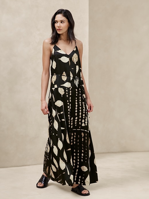 Tie-Waist Maxi Dress | Banana Republic Factory