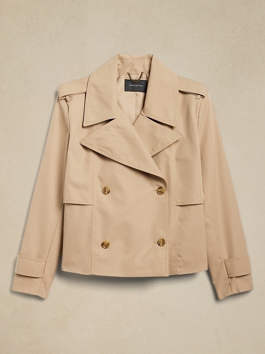 BANANA REPUBLIC オーバーサイズショートトレンチコート BANANA REPUBLIC公式オンラインストア | ショート トレンチコート