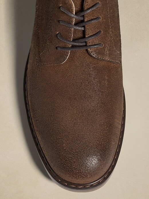 Suede Casual Derby Shoe | Banana Republic Factory display picture 1