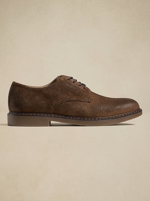 Suede Casual Derby Shoe | Banana Republic Factory