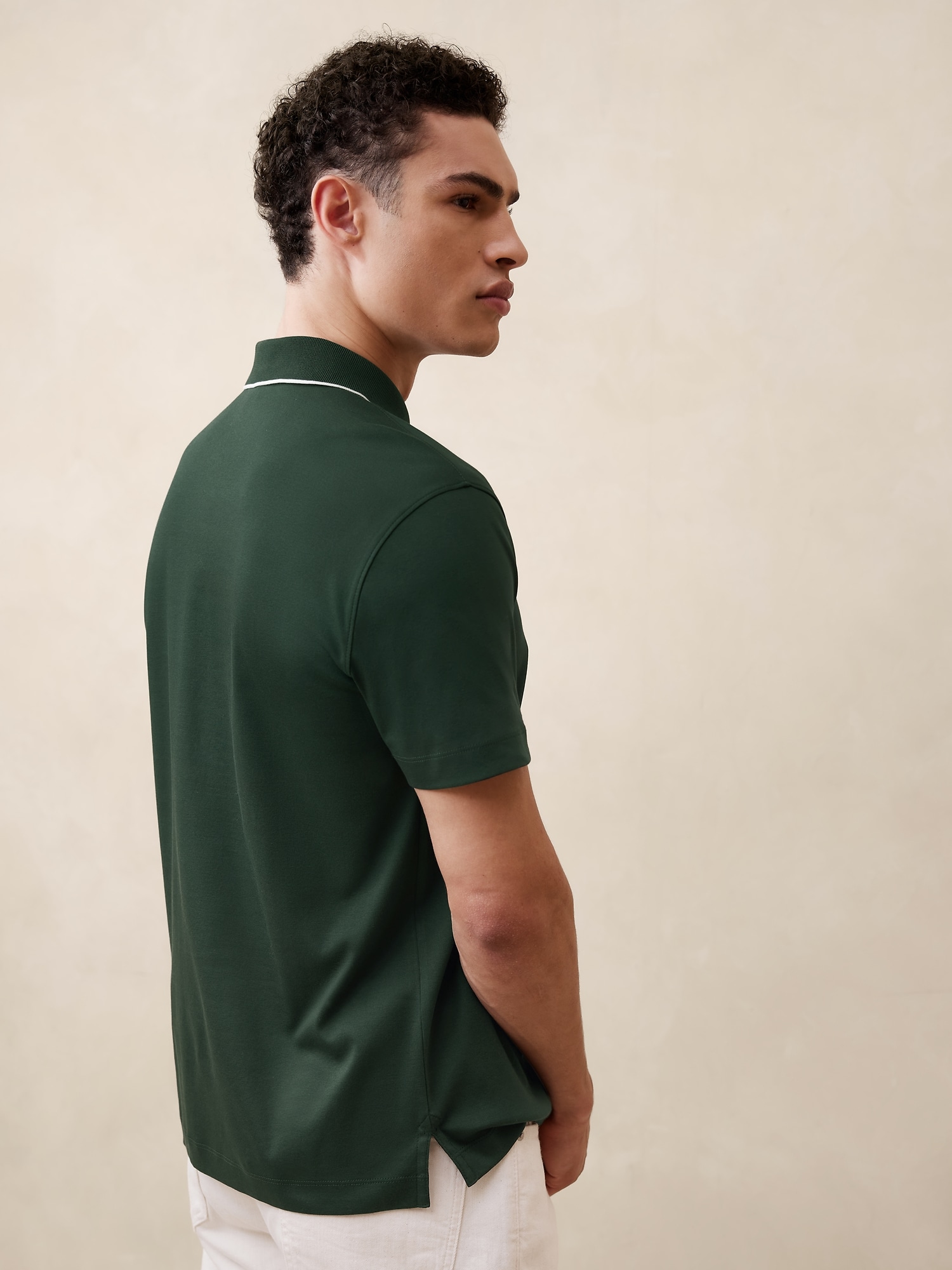 Luxe Touch Tipped Polo