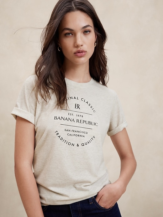 Classic Logo T-Shirt | Banana Republic Factory