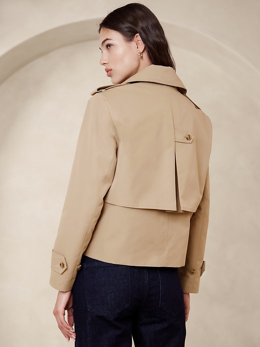 Oversized Short Trench Coat | Banana Republic Factory