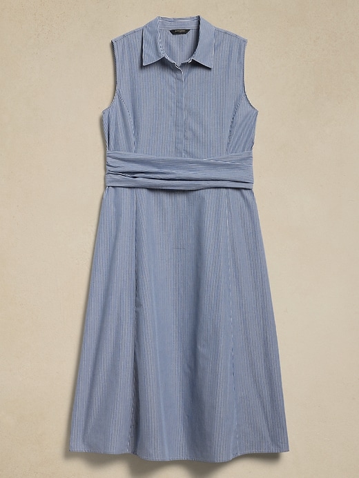 Fashion Striped Bandage O Neck Straight Dresses Fashion Striped Bandage O Neck Straight Dresses