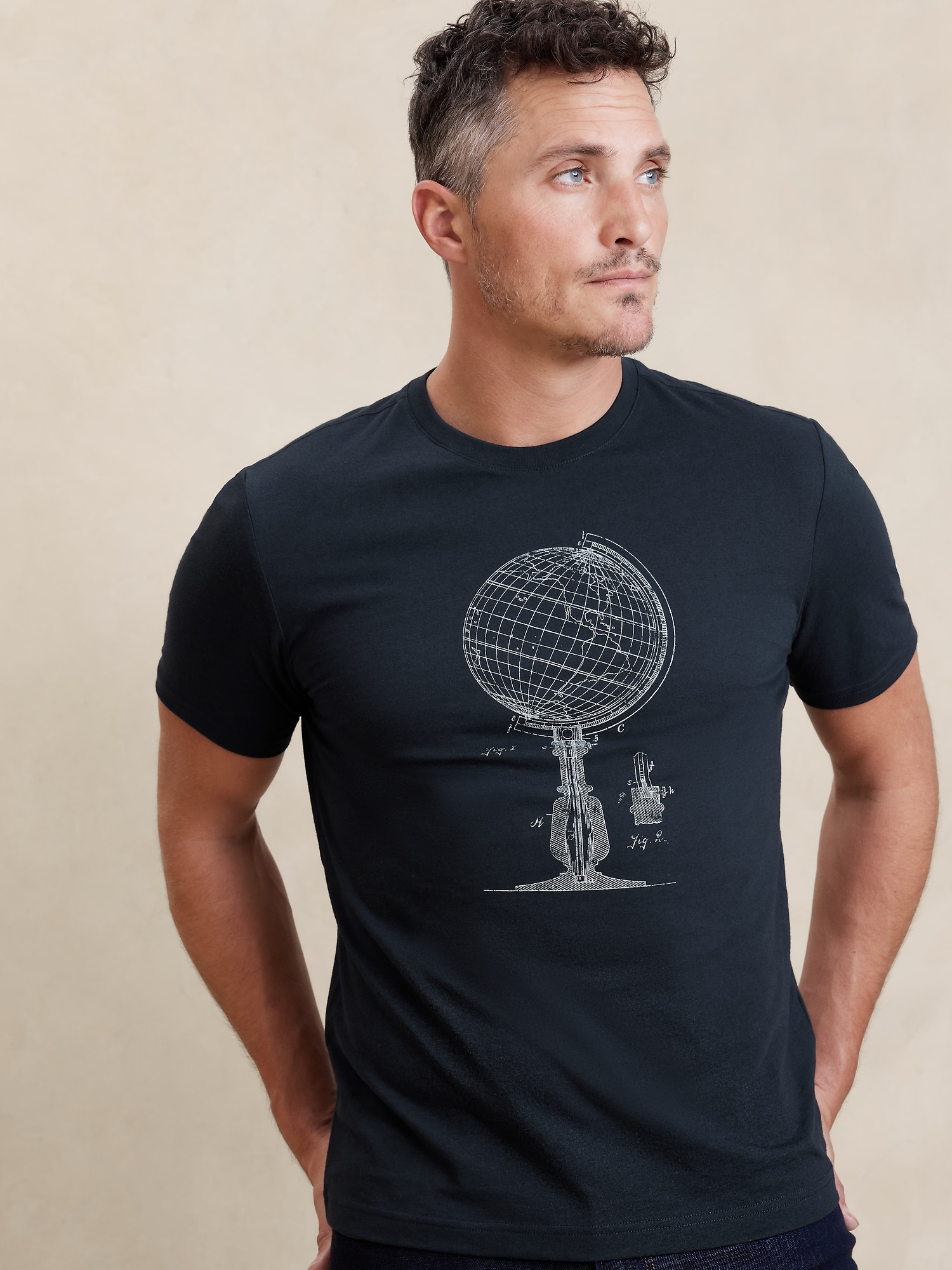 Globe Graphic T-Shirt