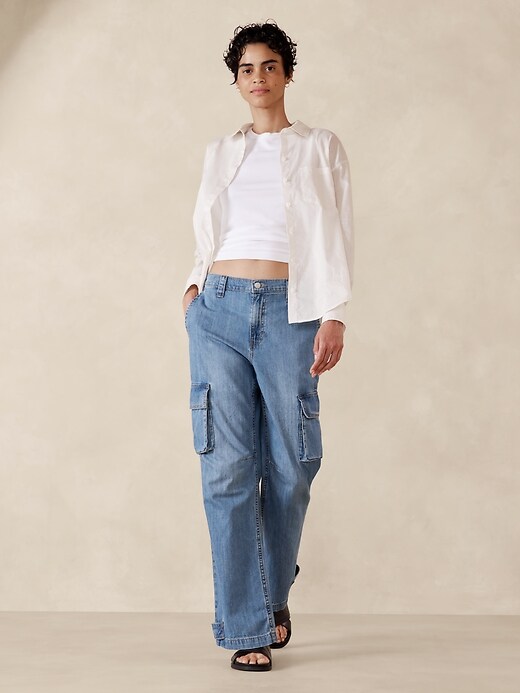 High-Rise Cargo Jean | Banana Republic Factory