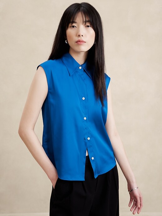 Collared Blouse | Banana Republic Factory