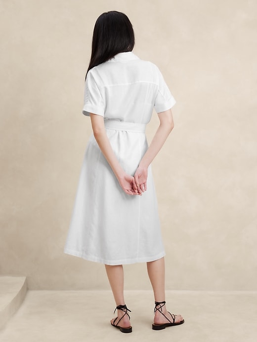 a line knit mini dress Windsor Obsessed Already Eyelet Knit A-Line Mini Dress in Navy Blue | Size: M main image 0