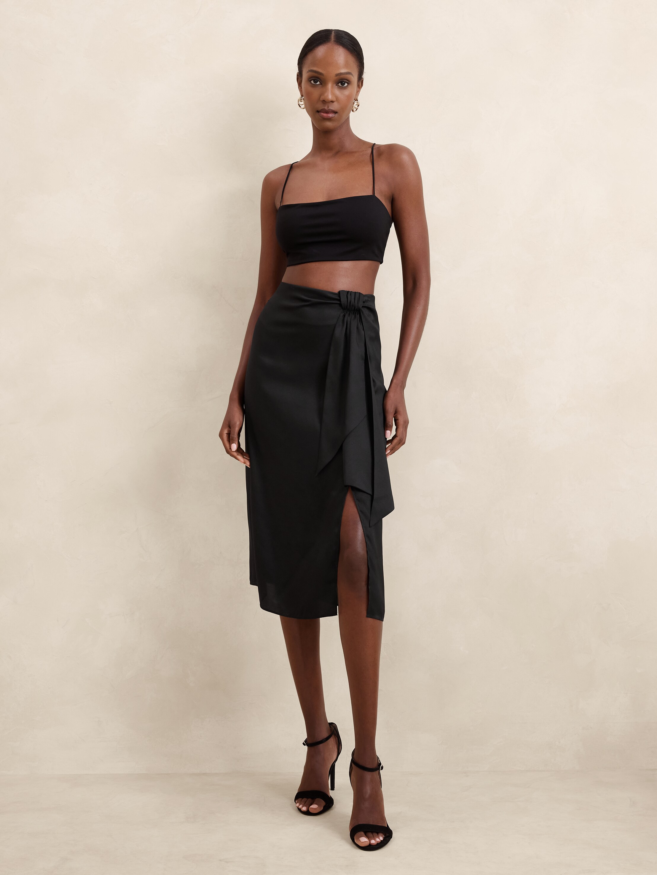 Jupe Banana Republic En Soie 100% Taille 14 - Coupe A-Line Imprimé Géométrique - Occasion Impeccable