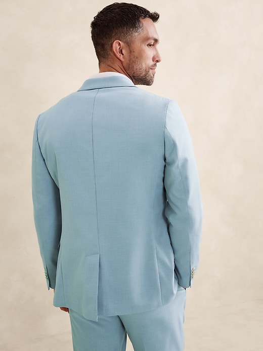 【美品】BANANA REPUBLIC♡TAILORED FIT セットアップ Tailored-Fit Aqua Melange Suit Jacket | Banana Republic Factory