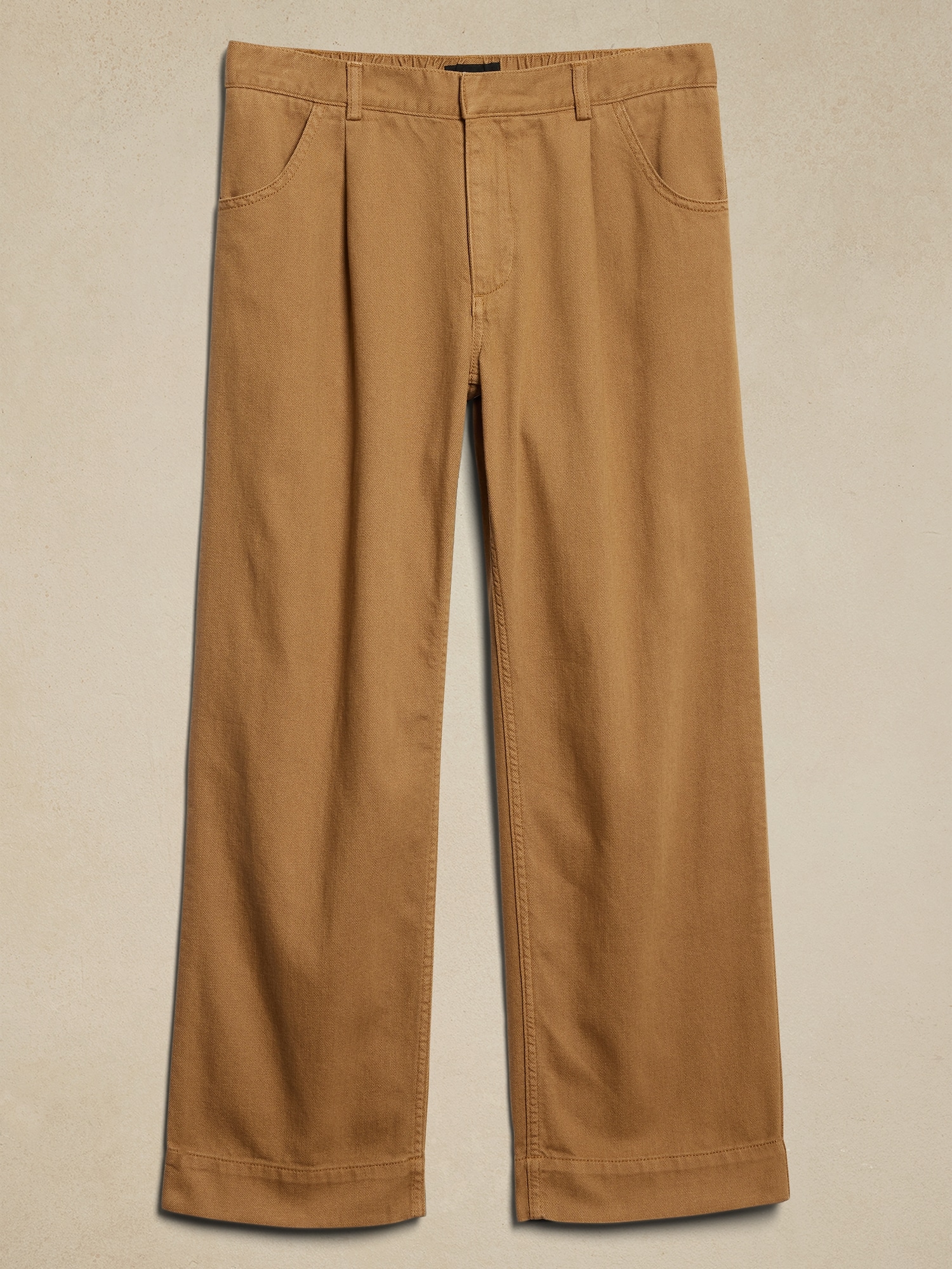 Twill Straight Pull-On Pant