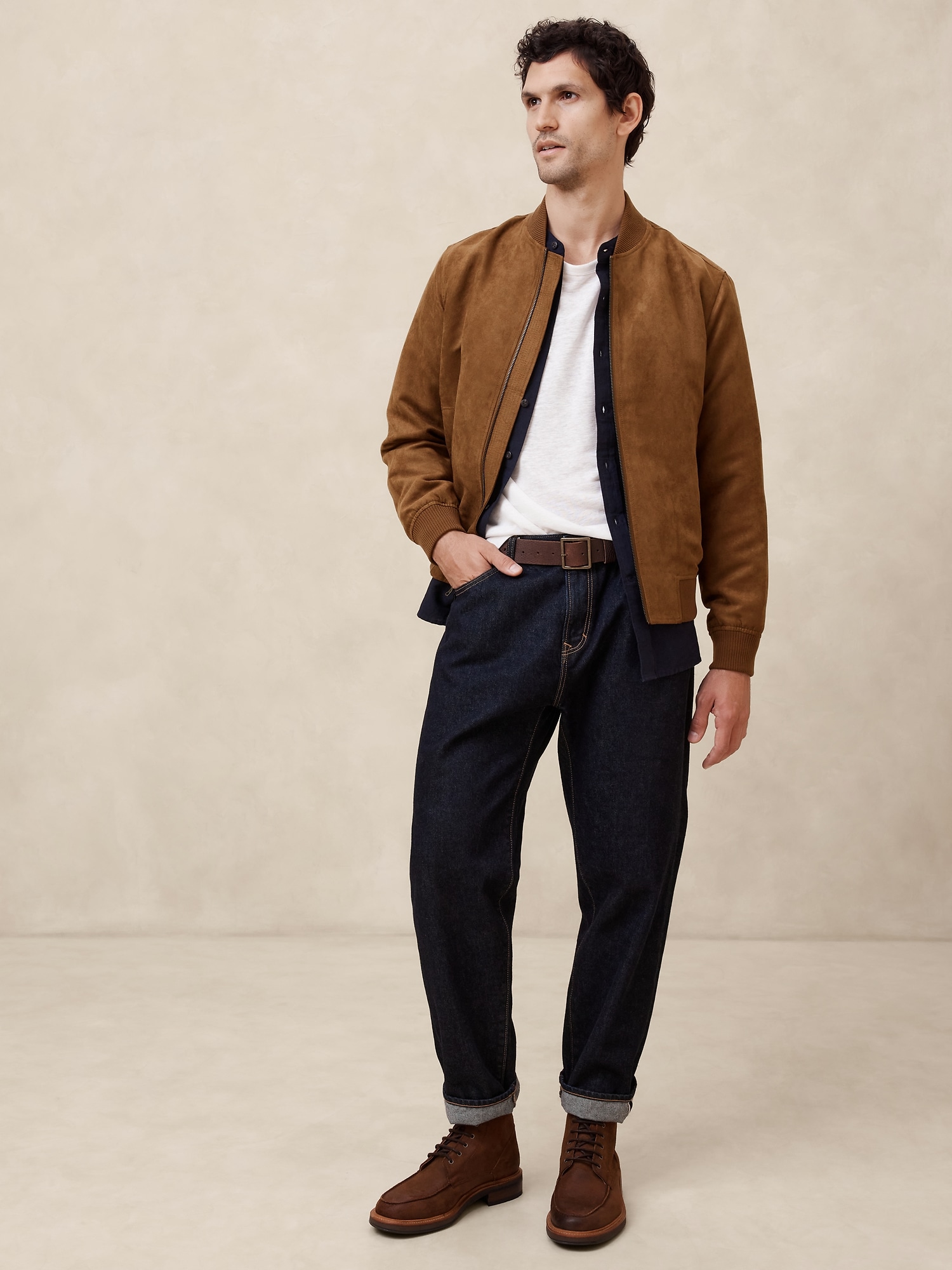 Lightweight Suede Jackets Gap