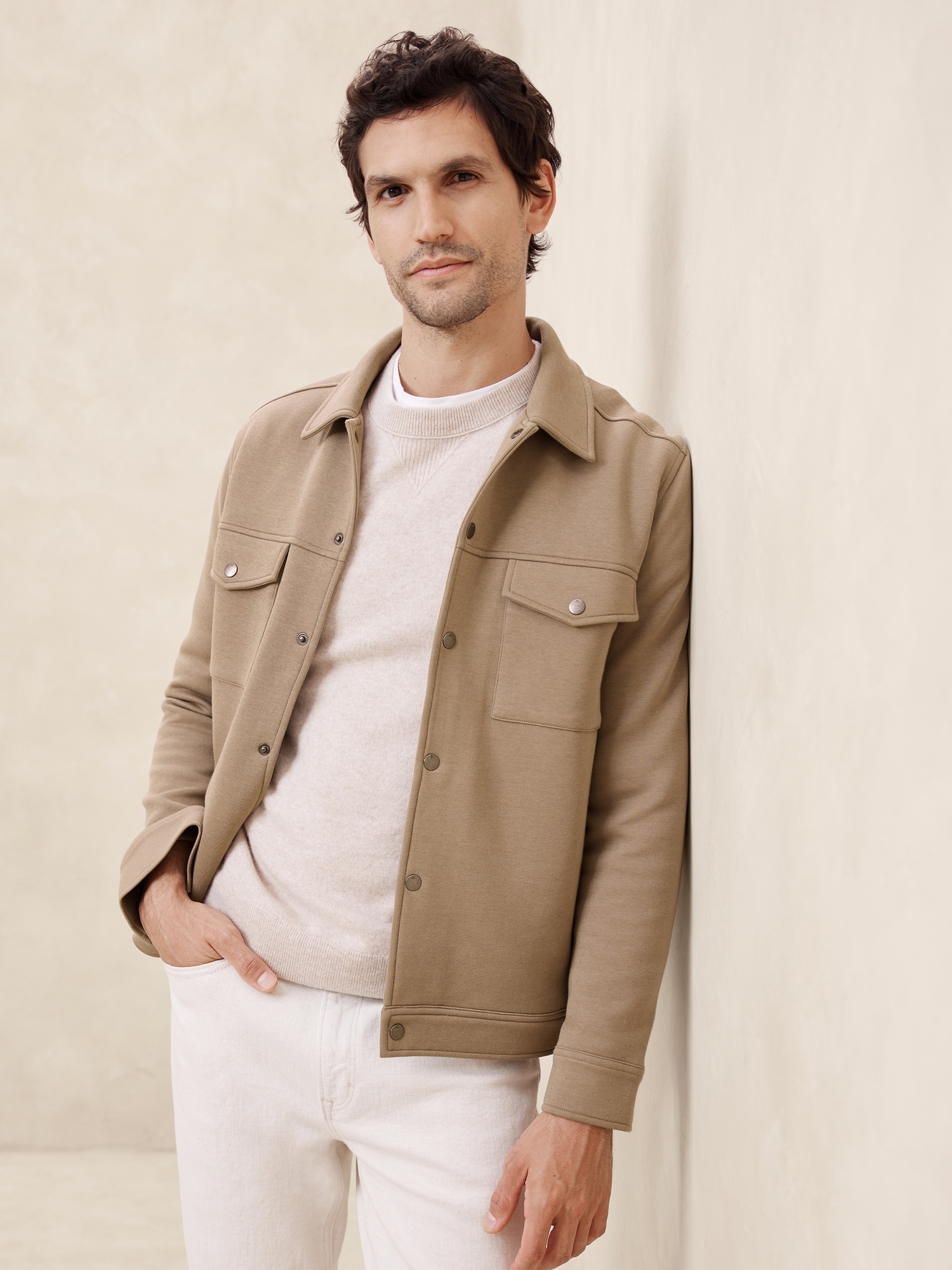 Scuba Shirt Jacket | Banana Republic Factory