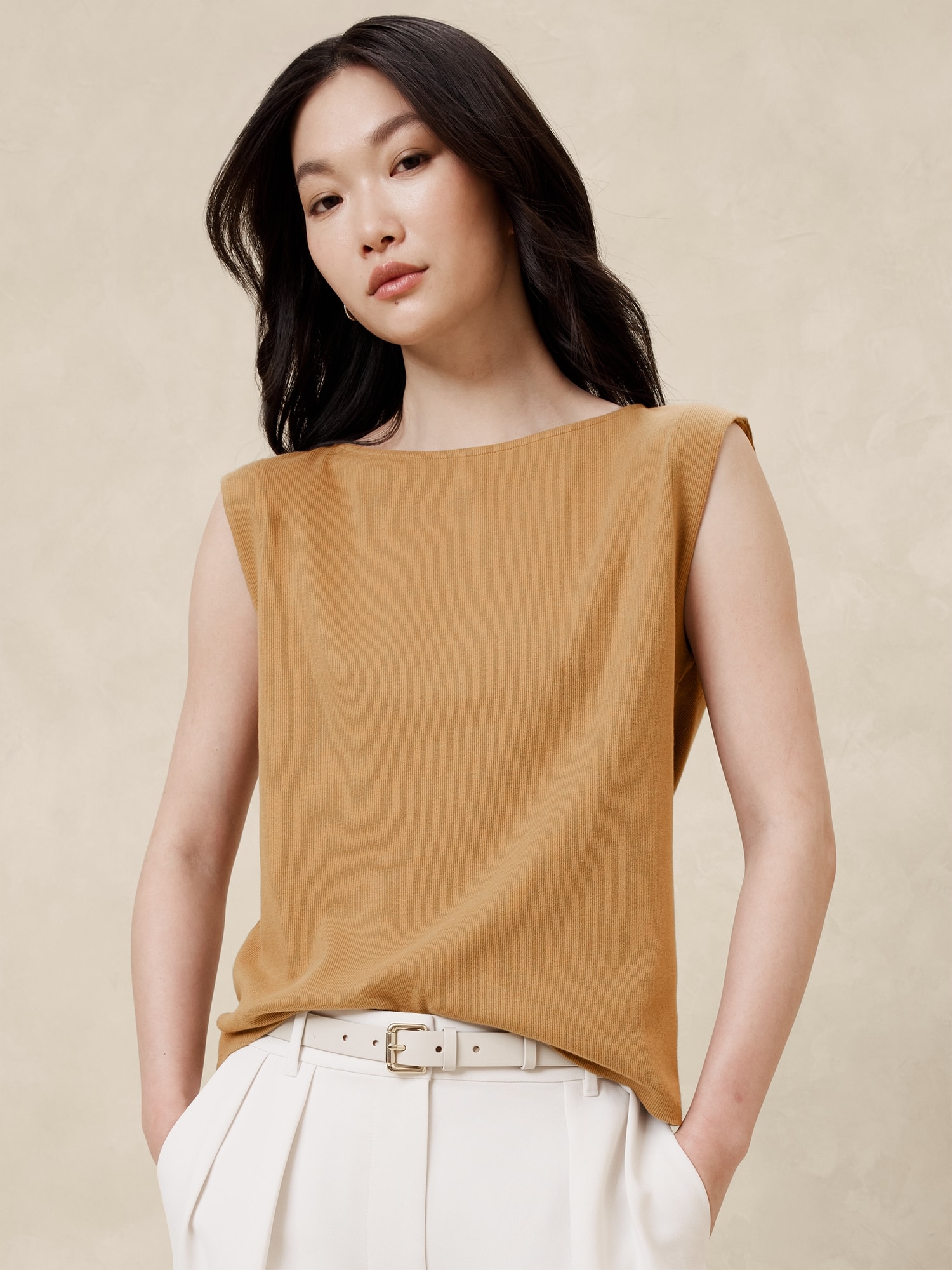 Ribbed Relaxed Top