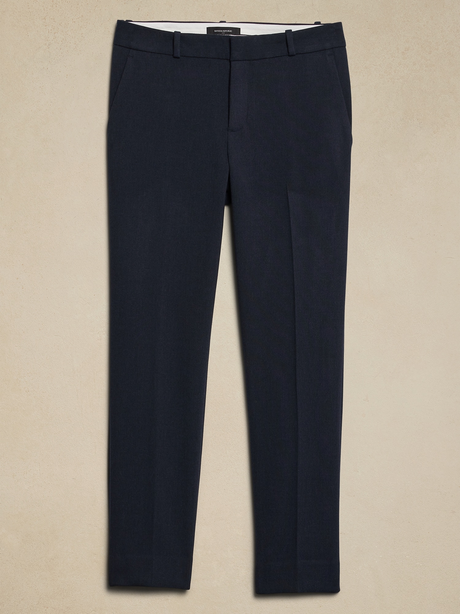 Ryan Double Weave Straight Ankle Pant