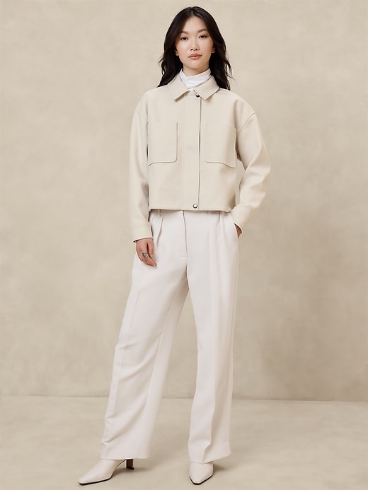 ジャケット・アウター knit short length jacket Knit Short Jacket | Banana Republic Factory