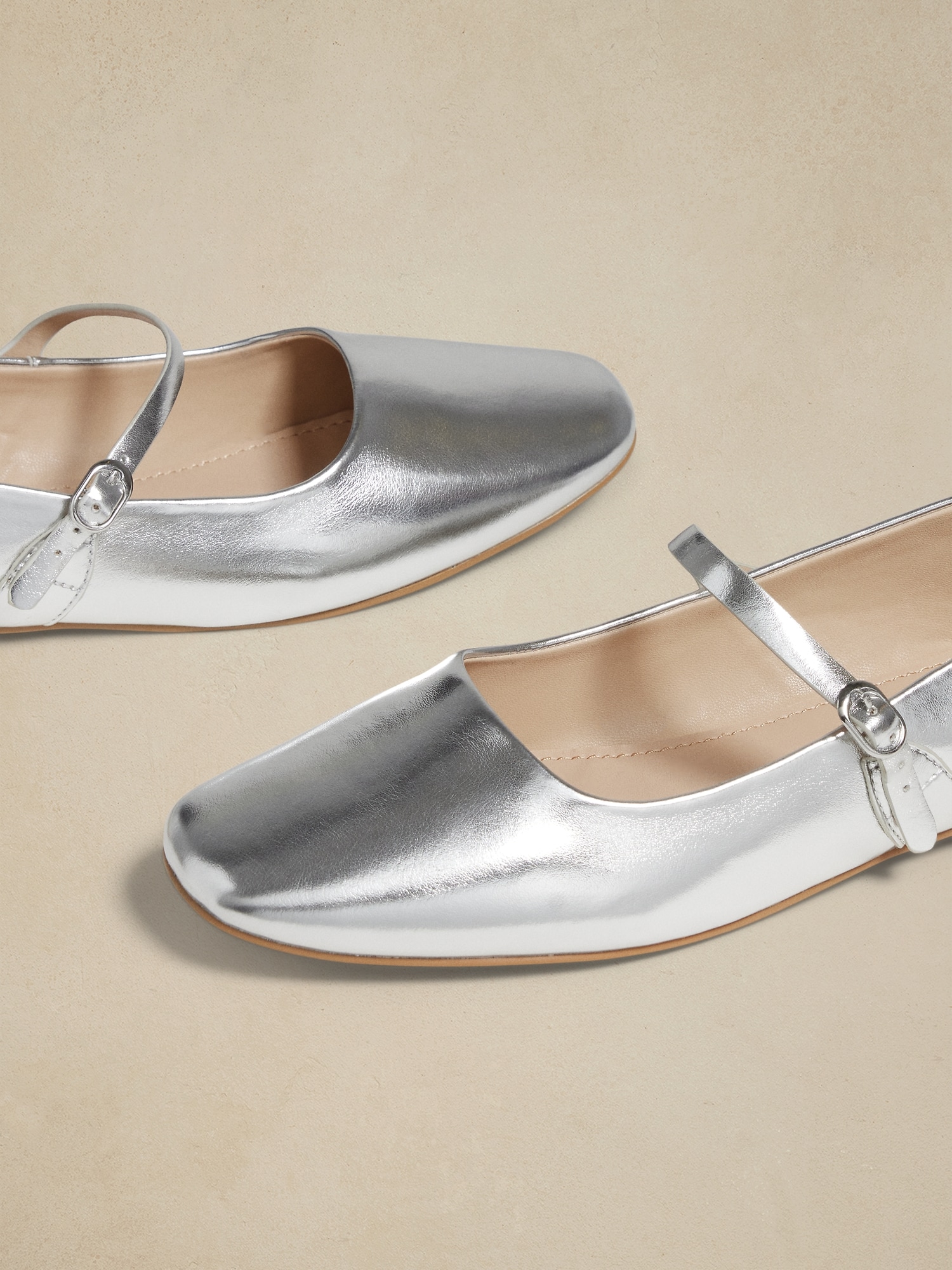 Vegan Leather Maryjane Ballet Flat