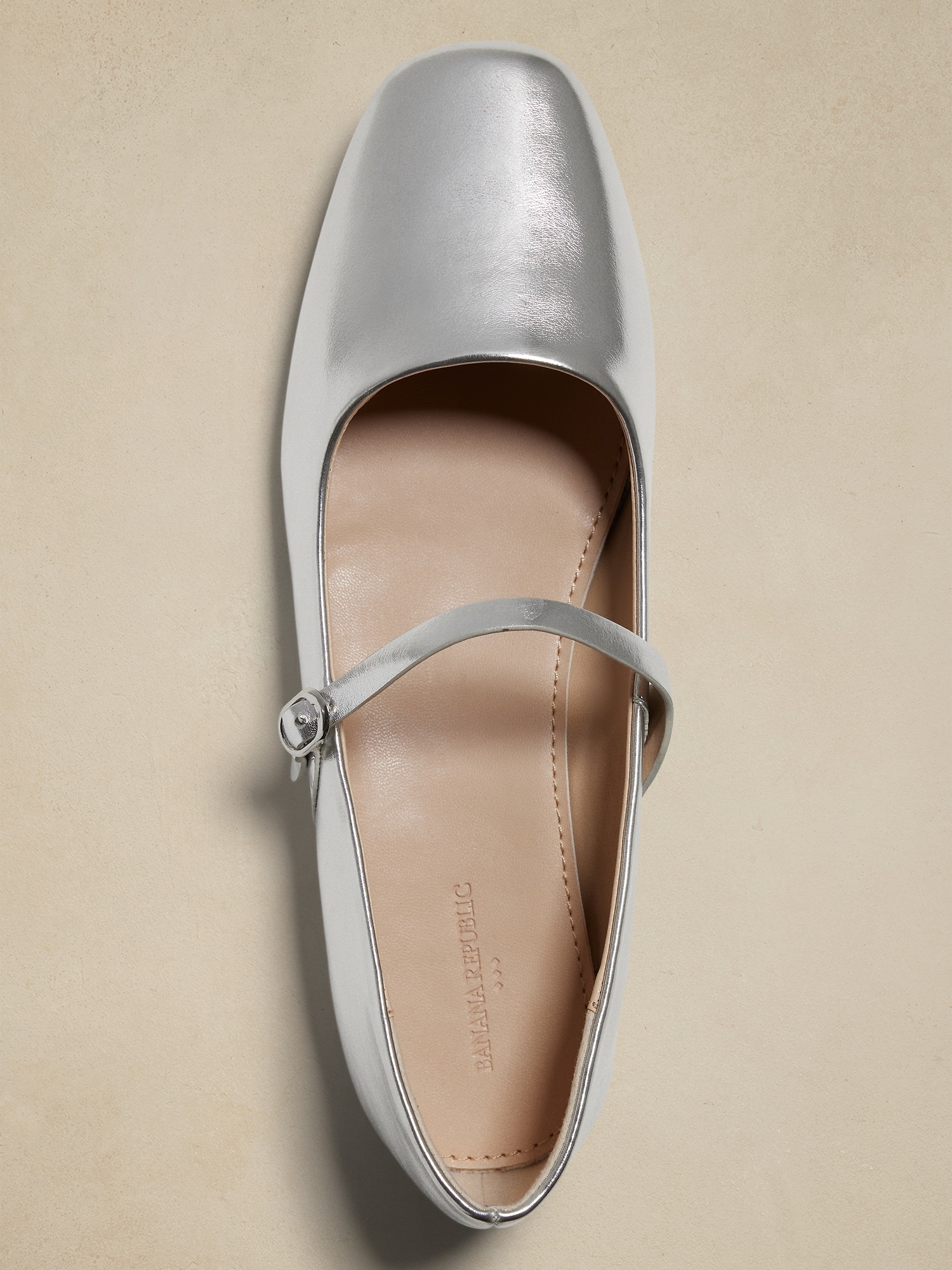 Vegan Leather Maryjane Ballet Flat