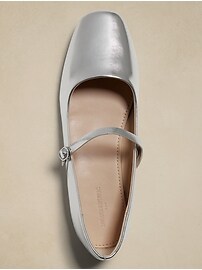 Vegan Leather Maryjane Ballet Flat