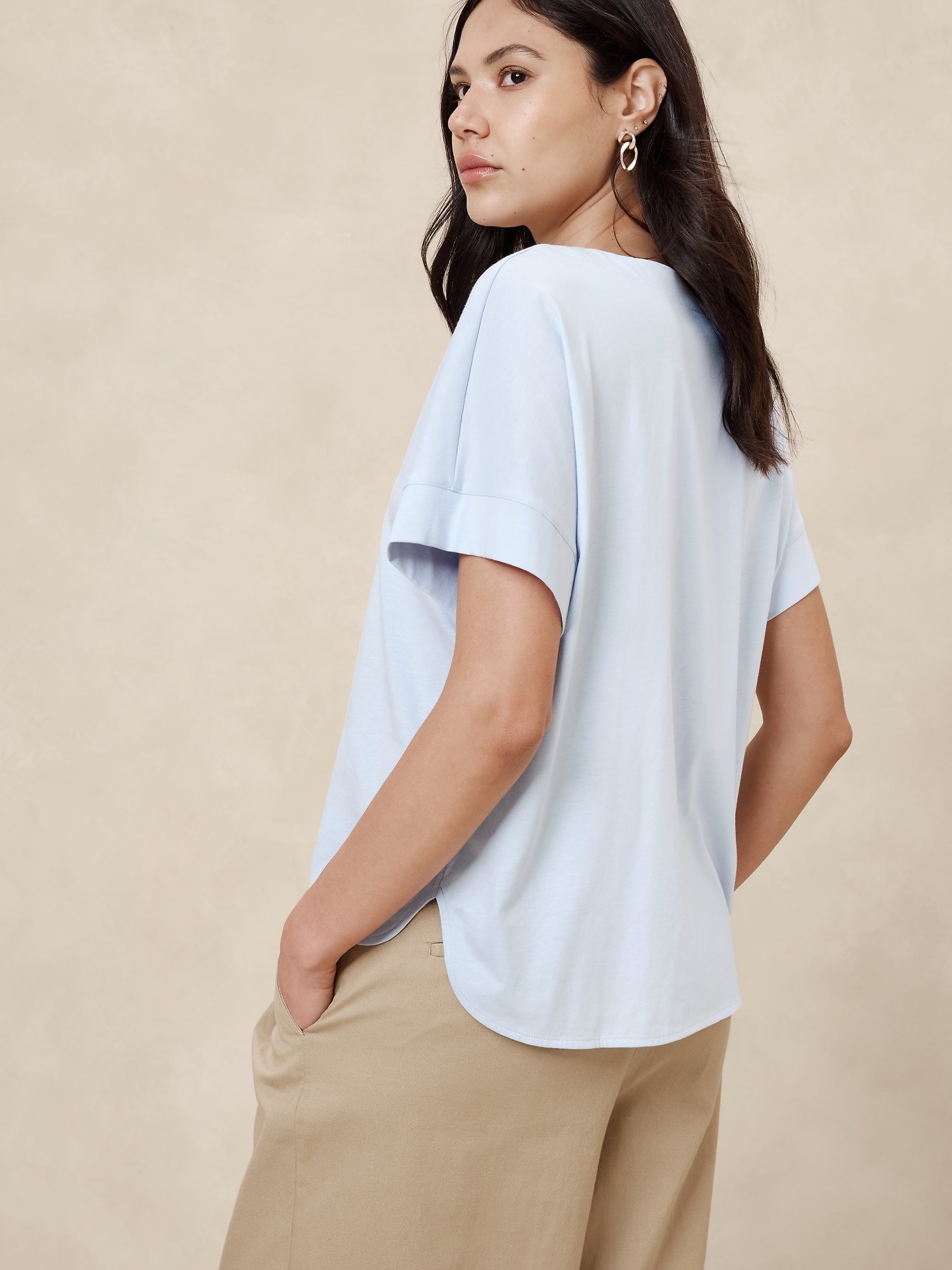 Premium Cotton Relaxed Top