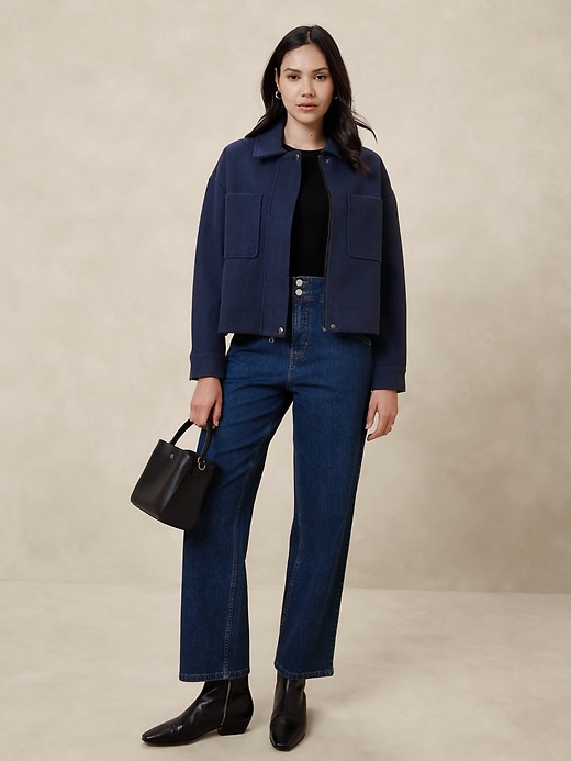 Knit Short Jacket | Banana Republic Factory