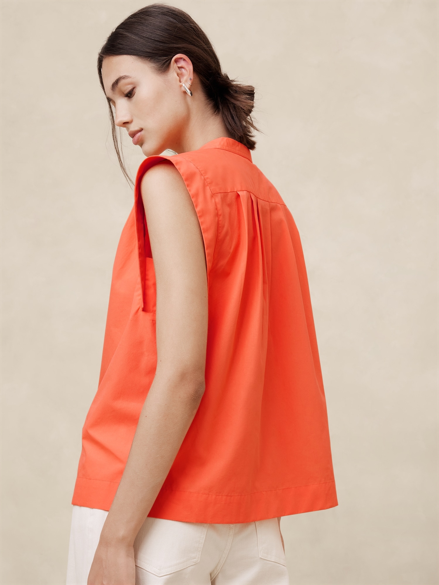 Poplin Top