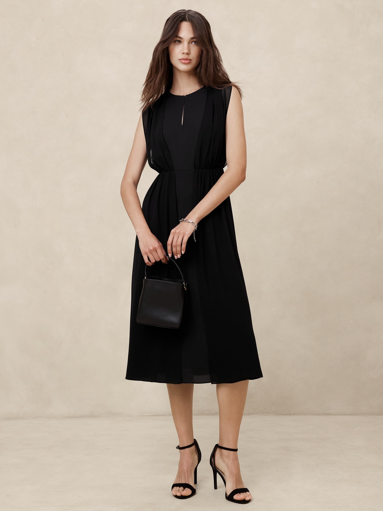 Georgette Midi Dress