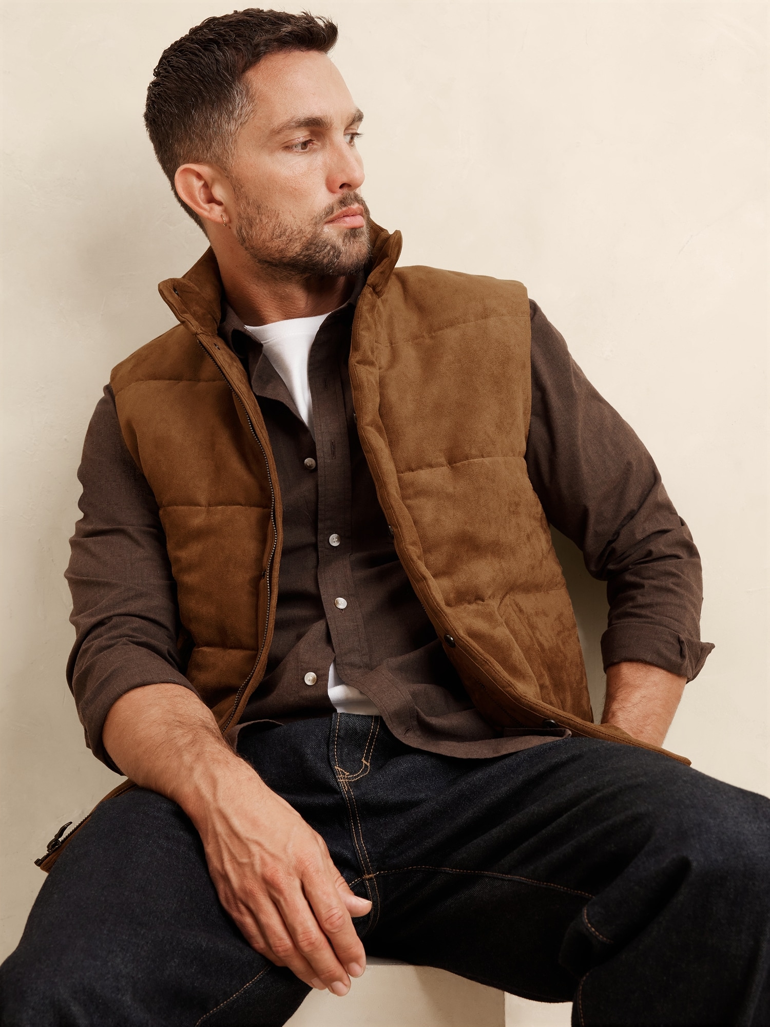 Vegan Suede Vest