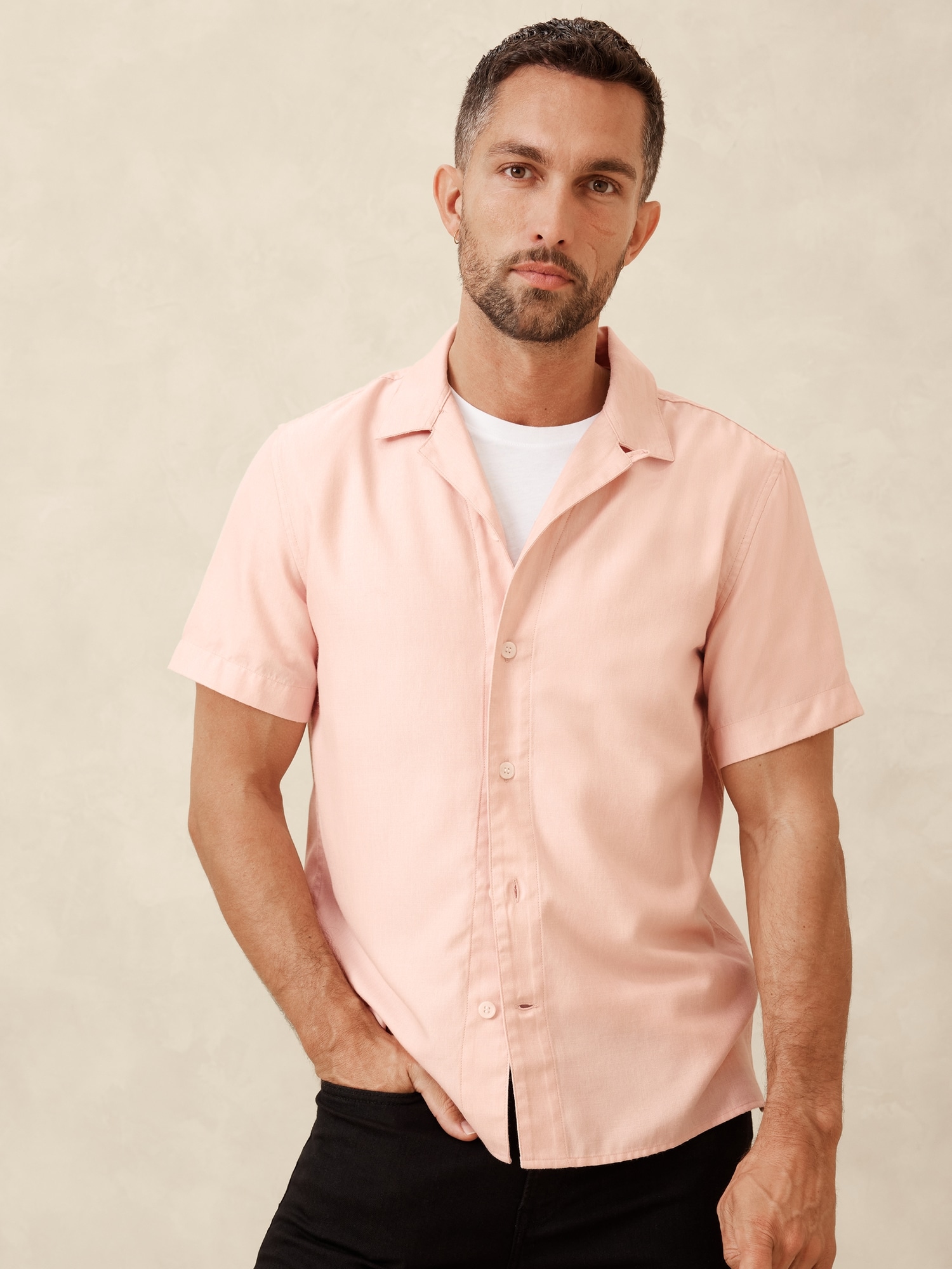 Refined Camp Shirt