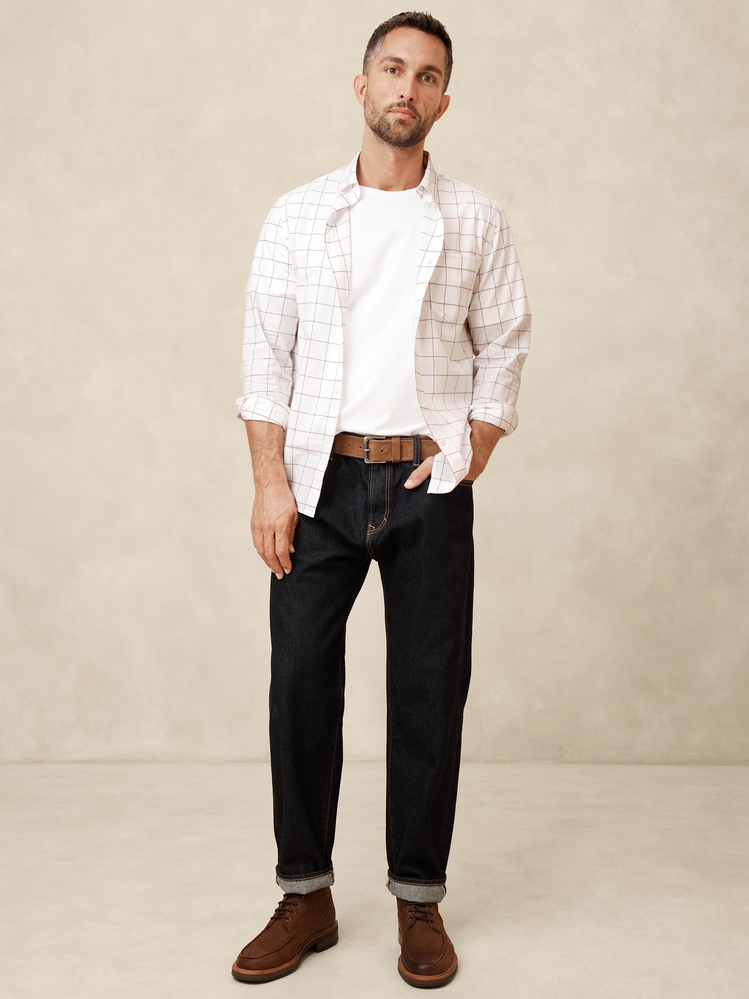 Slim Softwash Cotton Shirt