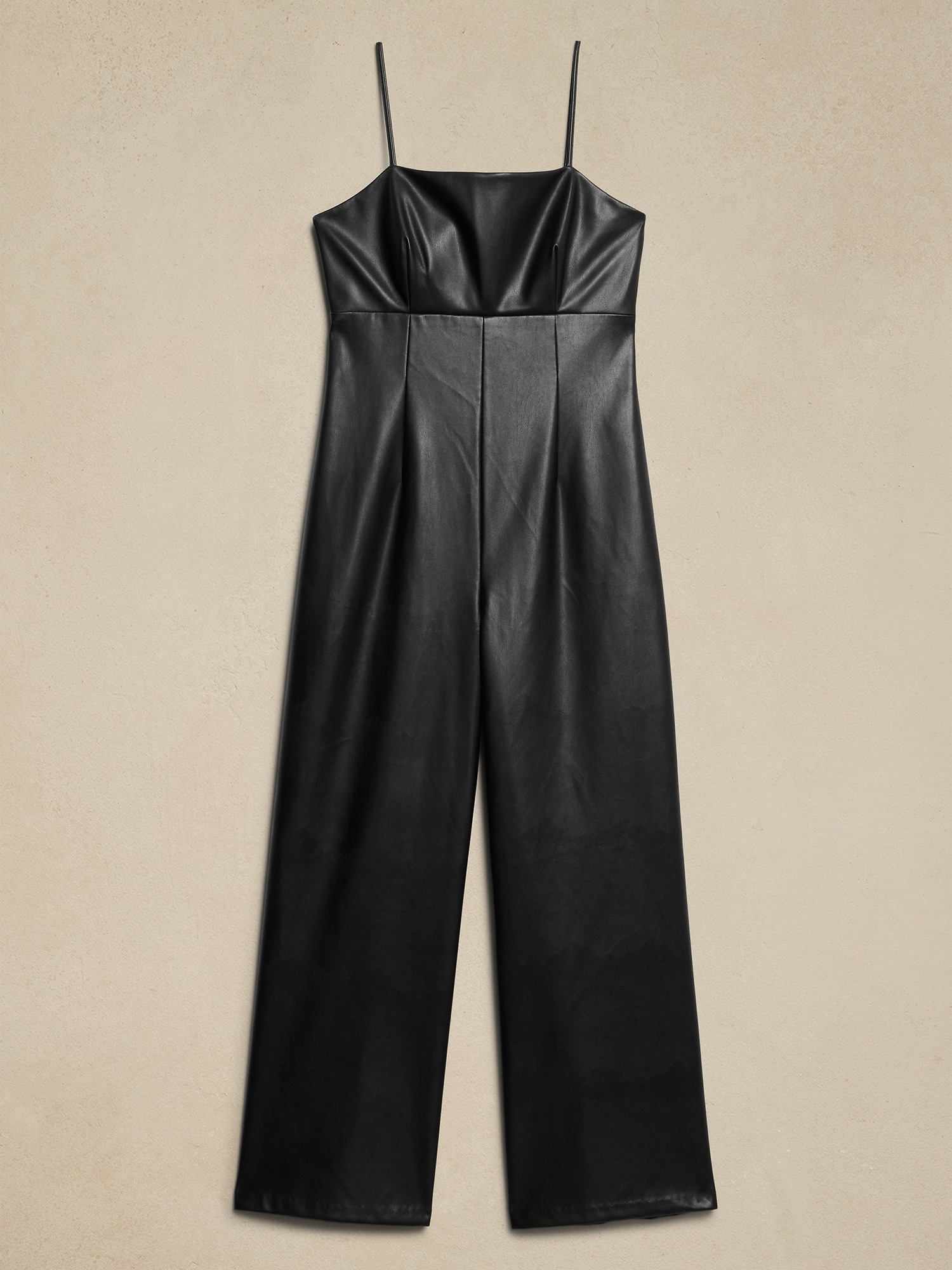 Vegan Leather Jumpsuit