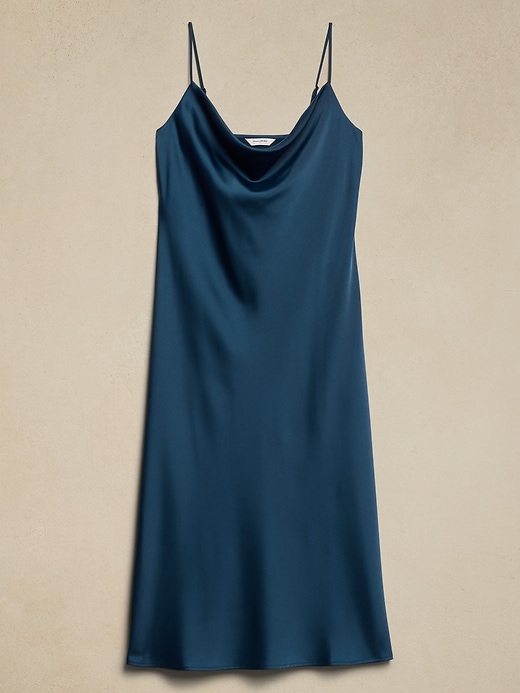 Satin Midi Slip Dress | Banana Republic Factory