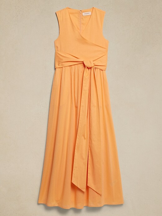 Voile Wrap-Waist Maxi Dress | Banana Republic Factory