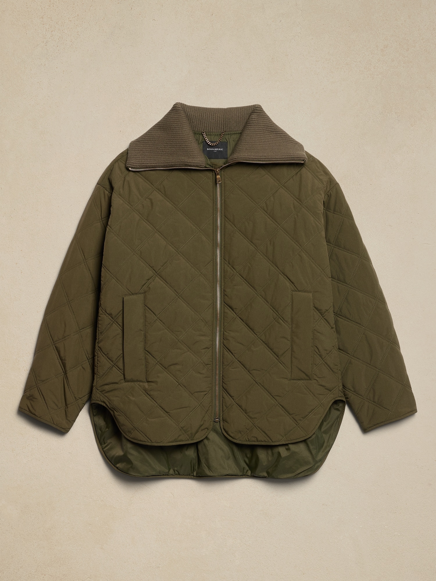 Nylon Quilted Jacket