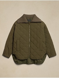 ジャケット TOTEME Nylon Quilted Jacket Toteme Quilted Jacket in Black | FWRD