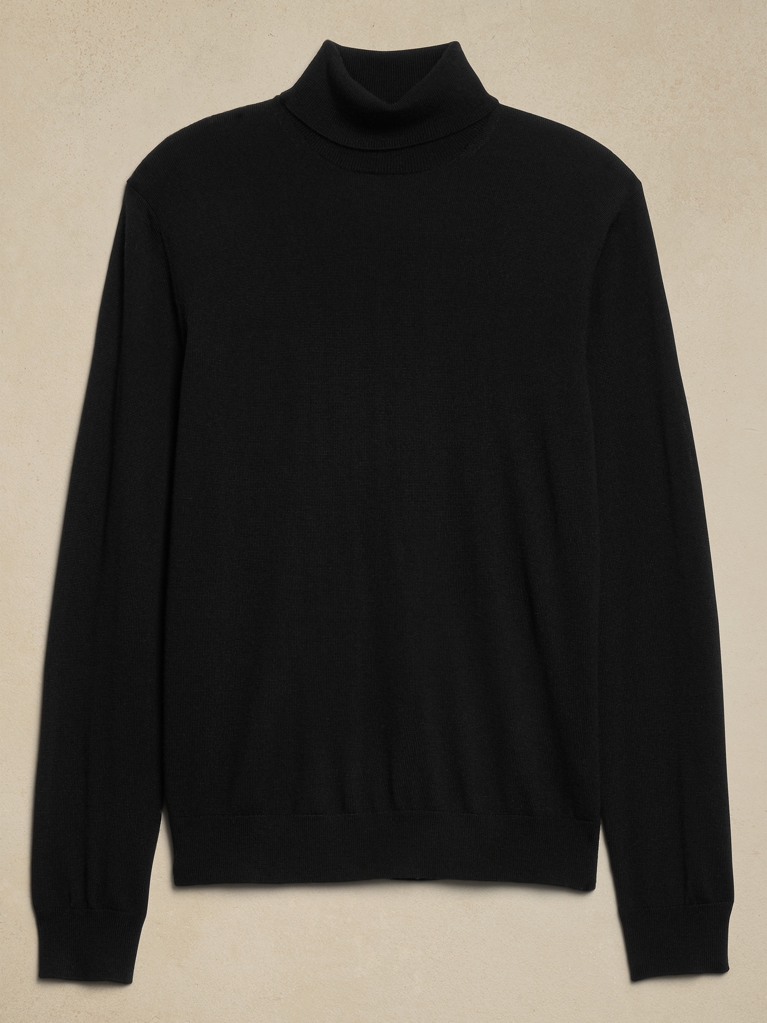 Merino Wool Turtleneck Sweater