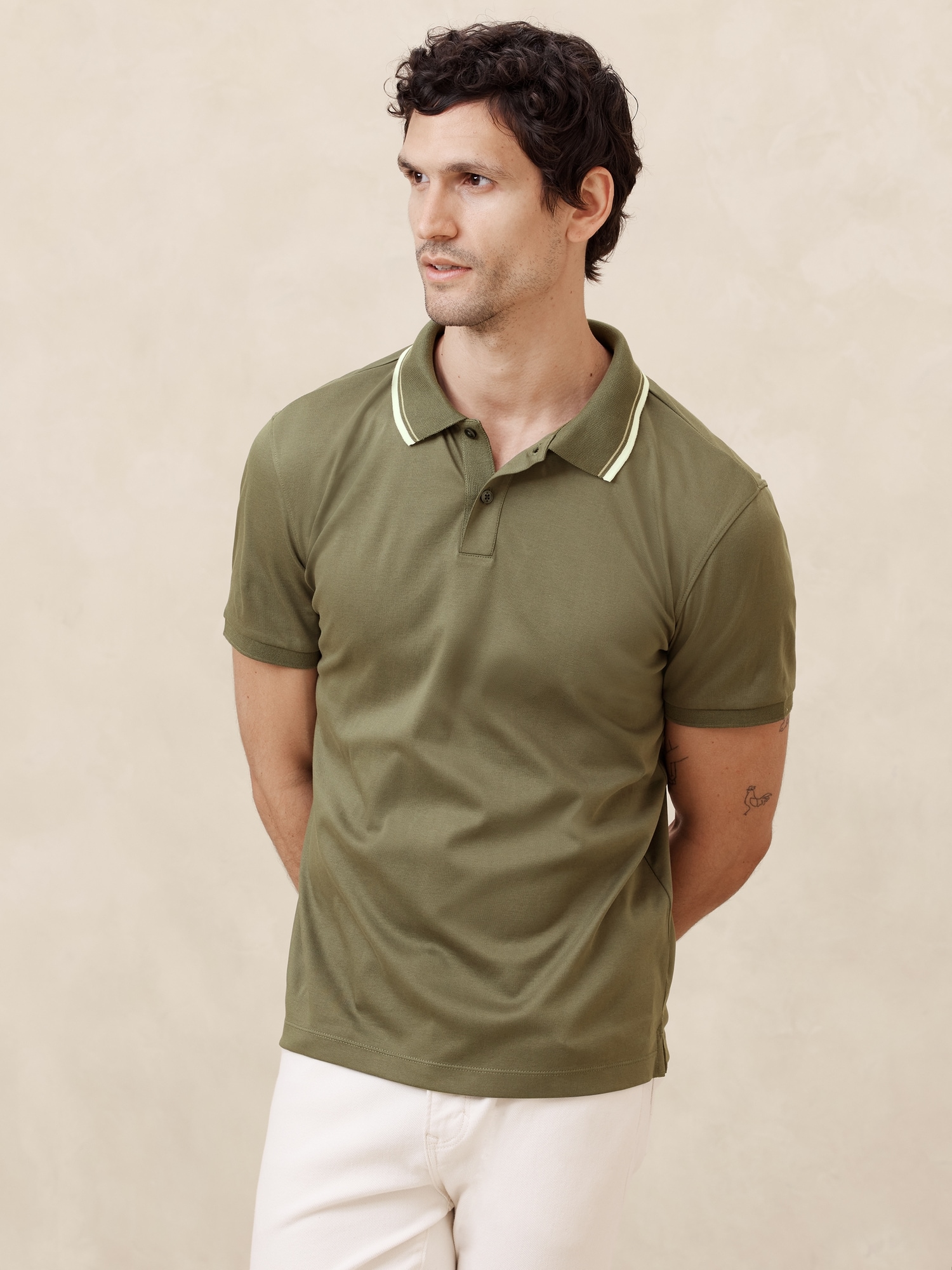 Slim Luxe Touch Polo