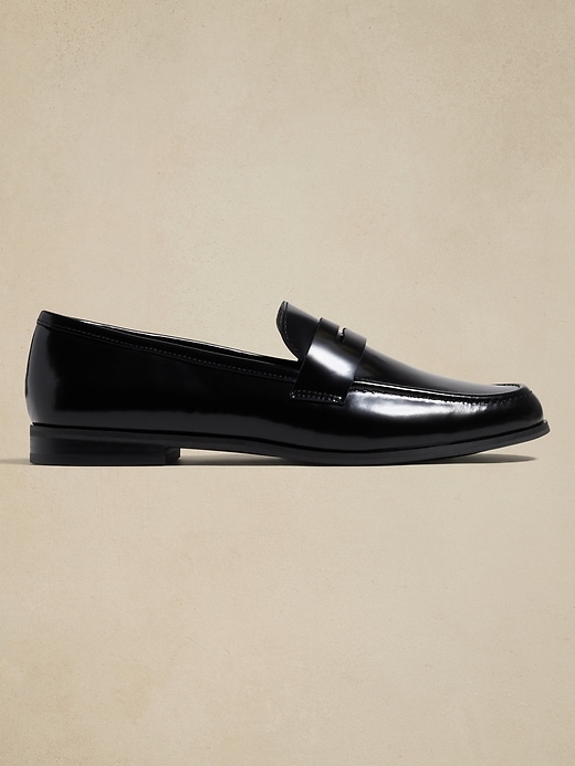 Leather Heeled Mule