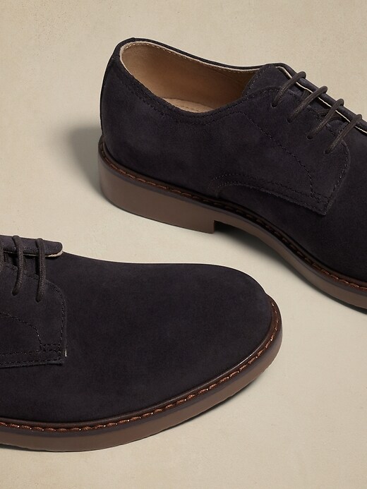 Suede Casual Derby Shoe | Banana Republic Factory display picture 1