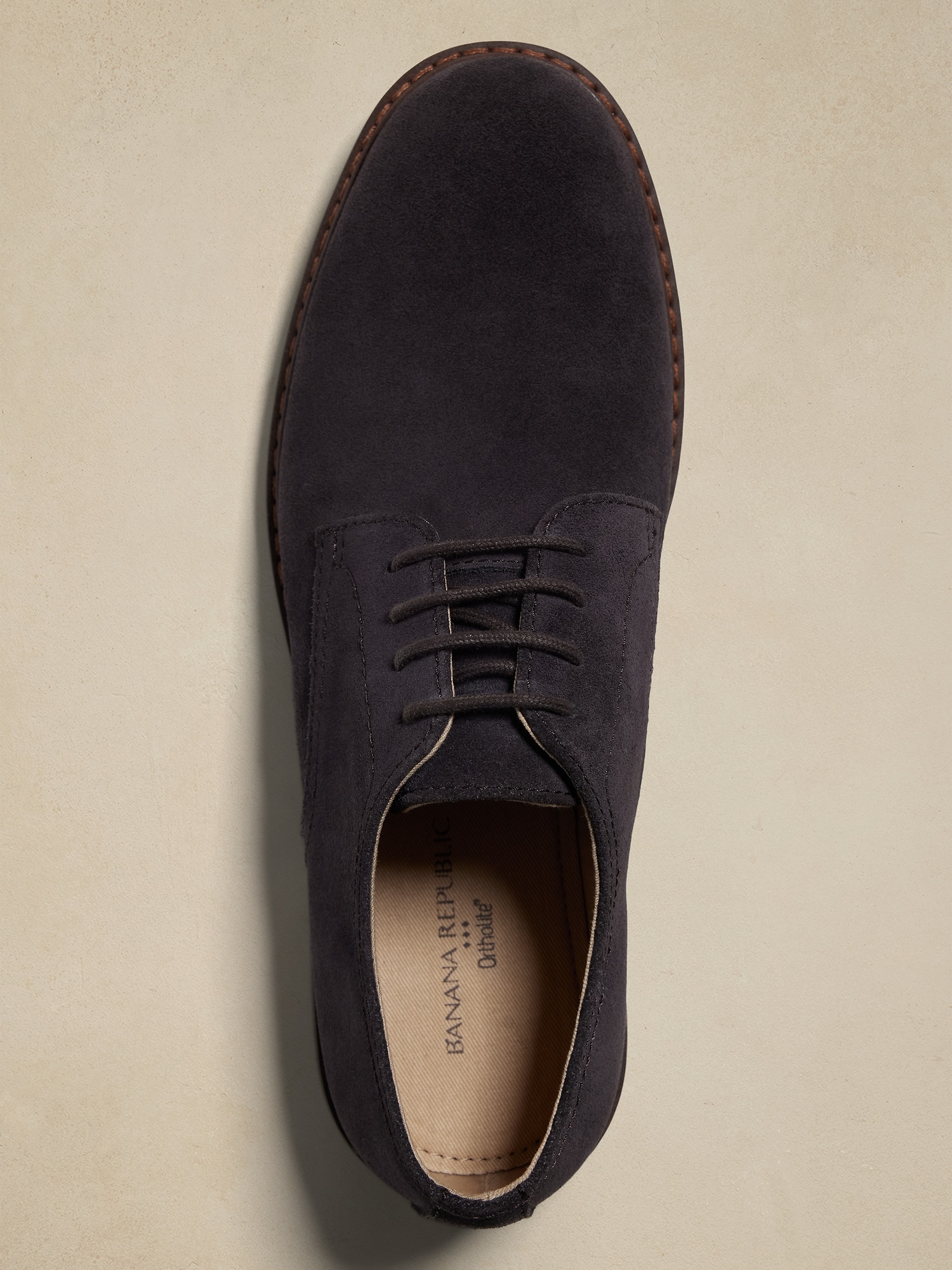 Suede Casual Derby Shoe