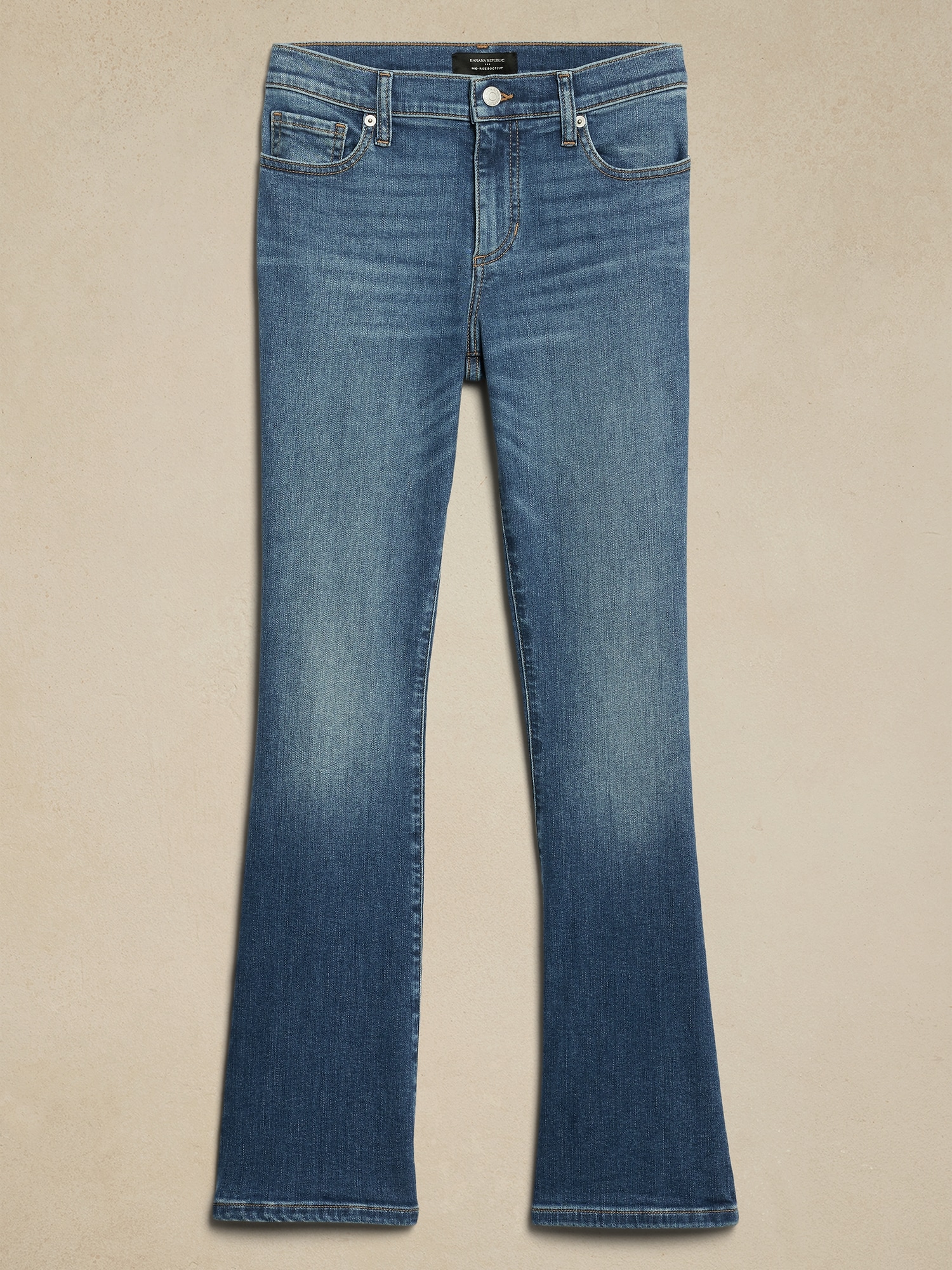 Mid-Rise Bootcut Jean